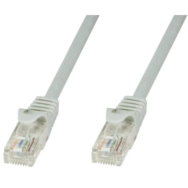 Cavo di rete Patch in CCA Cat.6 Grigio UTP 3 metri