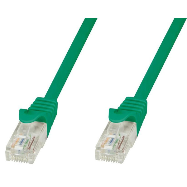 Cavo di rete Patch in CCA Cat.6 Verde UTP 3 metri