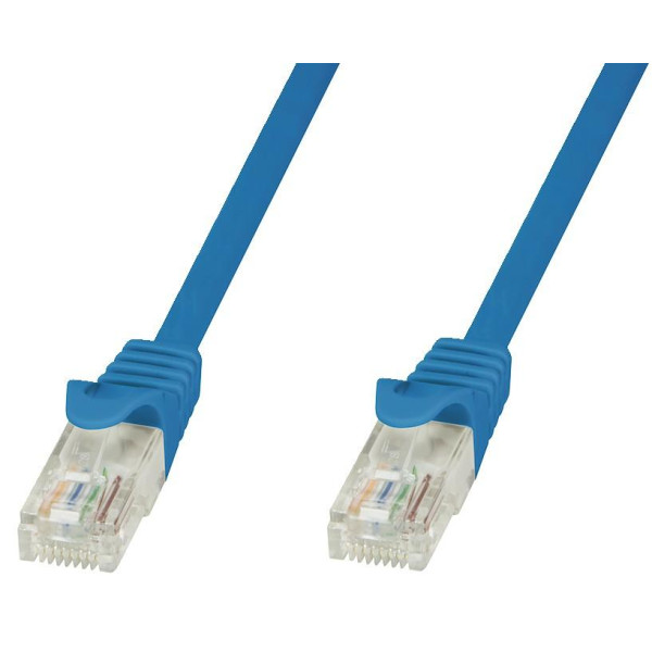 Cavo di rete Patch in CCA Cat.6 Blu UTP 20m