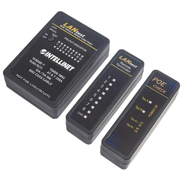 [I-CT_PRO-POE] Tester Professionale POE RJ45 e BNC