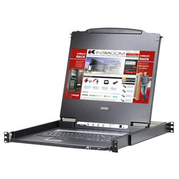 [IDATA_CL-6700MW] Console  KVM Switch DVI USB LCD 17.3'' Full HD da rack 19'', CL6700MW