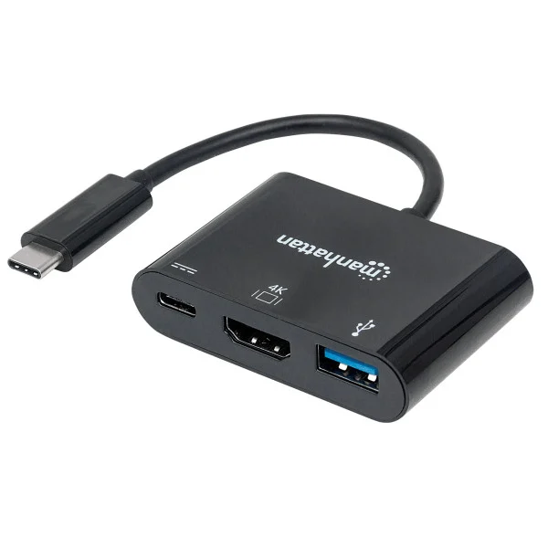 [IADAP_USB31-HDMIP] Convertitore USB-C™ a HDMI, USB-A, USB PD
