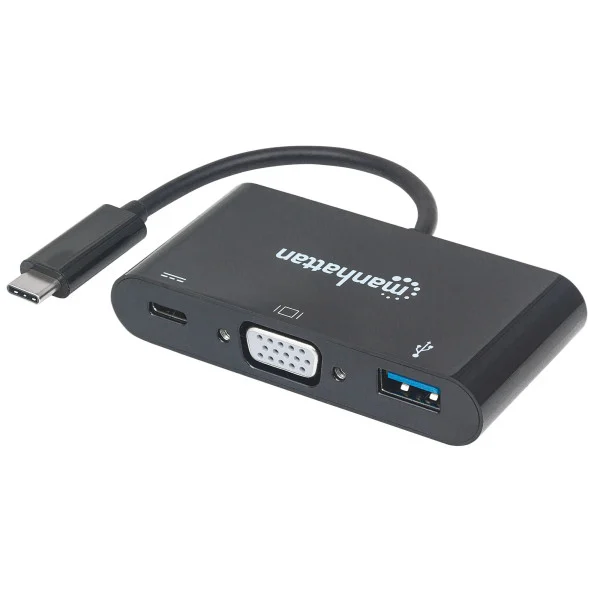 [IADAP_USB31-VGAP] Adattatore Convertitore USB-C™ a VGA, USB-A, USB PD