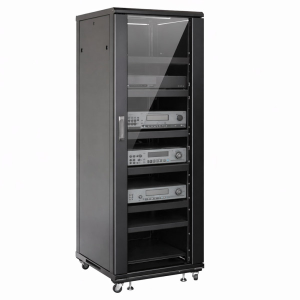 [I-CASE_AV-2136BKTY] Armadio Rack 19'' 600x600 36U per Audio Video Nero