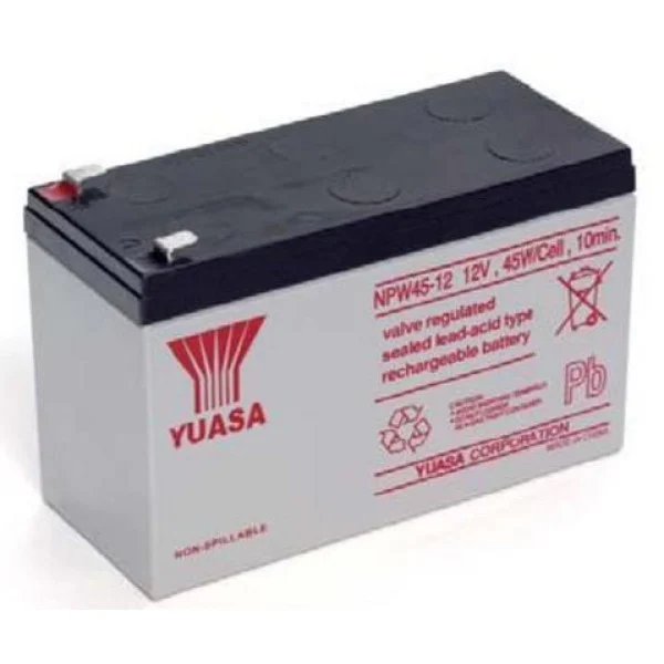 Batteria Piombo-Acido per UPS 12V 8,5Ah, NPW45-12 (Faston 250 6,30 mm)