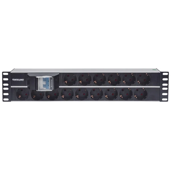 Multipresa 15 Posti da Rack 19'' 2U con Spina Schuko Angolata 2U