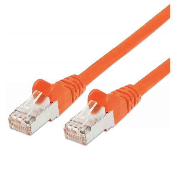 Cavo di rete Patch in rame Cat. 6 Arancione SFTP LSZH 0,5m