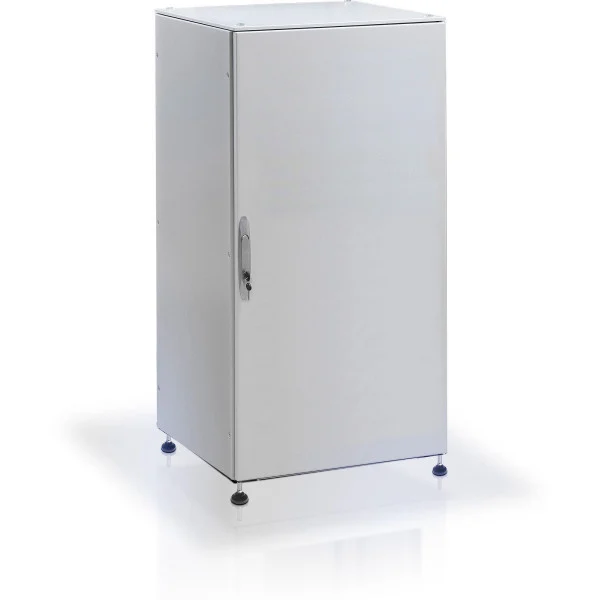 [I-CASE_IP-2580GC] Armadio rack 19'' a pavimento 25U grigio IP55 porta cieca prof. 800 mm