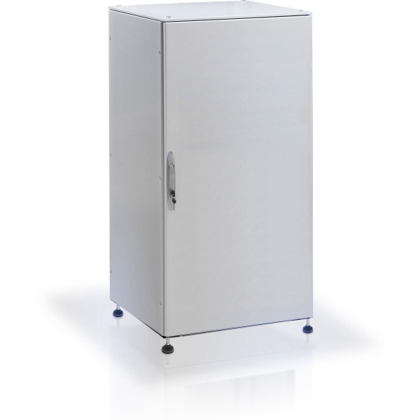 [I-CASE_IP-4260GC] Armadio rack 19'' a pavimento 42U grigio IP55 porta cieca prof. 600 mm