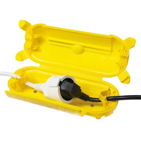 [IUPS-PB-IP44Y] Box di sicurezza impermeabile per prolunga alimentazione IP44