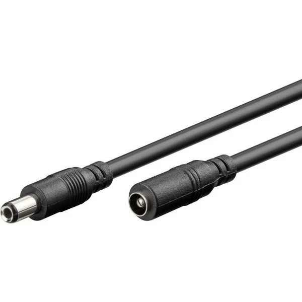 [ICOC_DC25-030] Cavo Prolunga di Alimentazione DC 2.5 mm 3 metri Nero