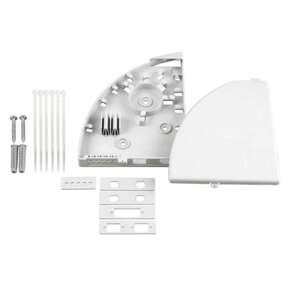 [I-CASE_FO-5HOLD] Box Ottico Compatto da Muro 5 Fibre
