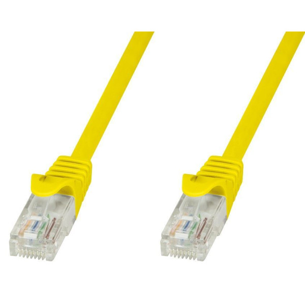 Cavo di Rete Patch in Rame Cat.6 Giallo UTP 5m