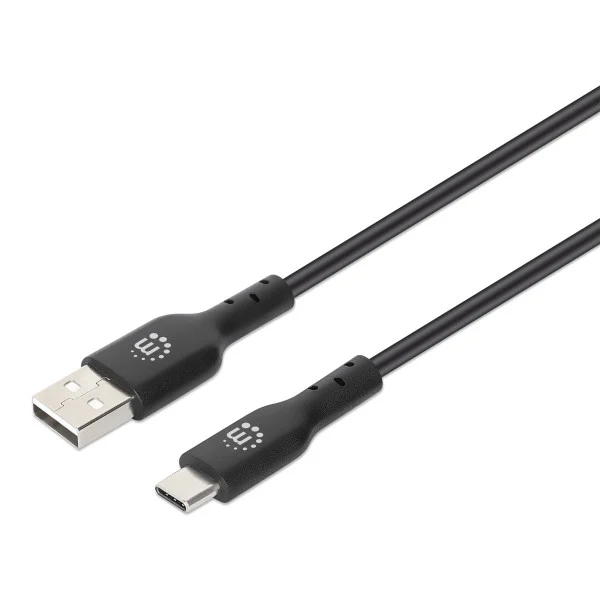 [ICOC_MUSB20-CMAM05] Cavo HiSpeed USB A Maschio / USB-C Maschio 0,5m Nero