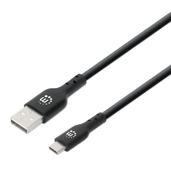 [ICOC_MUSB20-CMAM30] Cavo HiSpeed USB A Maschio / USB-C Maschio 3 metri Nero