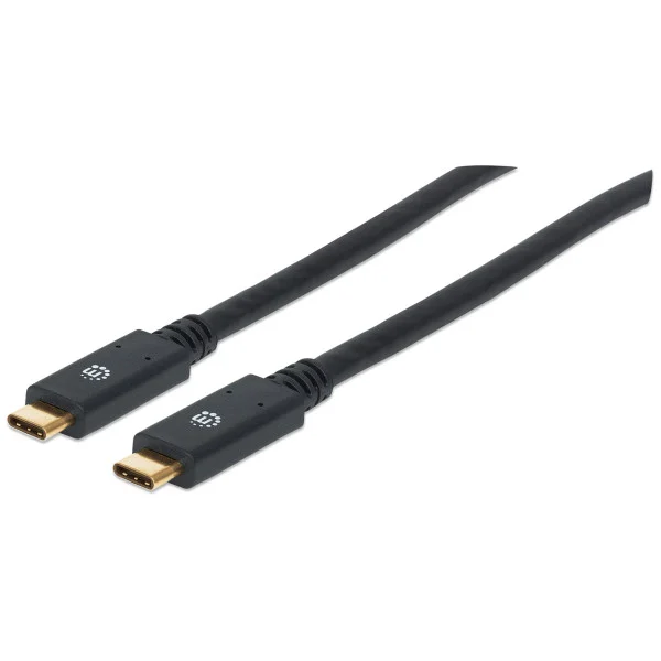 [ICOC_MUSB31-CMCM20] Cavo USB 3.2 Gen 1 SuperSpeed USB-C™ Maschio/Maschio 2m Nero