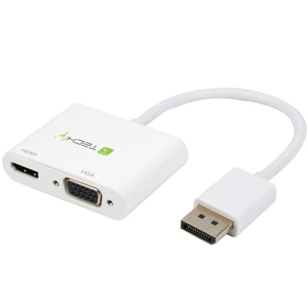 [ICOC_DSP-VH1220] Adattatore DisplayPort ad HDMI/VGA 4K 60Hz