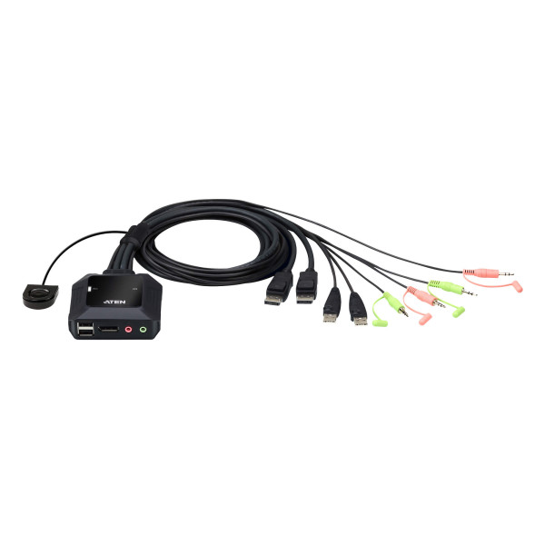 [IDATA_CS-22DP] Switch KVM per doppio schermo DisplayPort (ThunderBolt) 2 USB, CS22DP