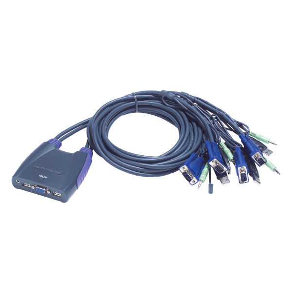 Switch KVM VGA/Audio 4 porte USB, CS64US