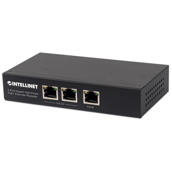 [I-SWHUB_8000SI] Ripetitore PoE+ Extender ad alta potenza 2 porte Gigabit