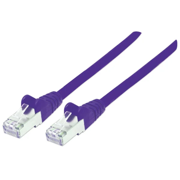 Cavo di rete Patch in rame Cat. 6A Viola SFTP LSZH 1m