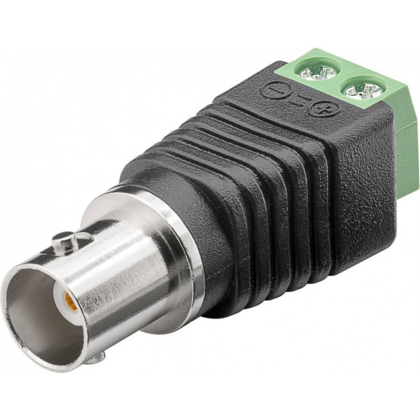 [IADAP_TB2-BNC_FM] Adattatore Terminal Block 2-pin a BNC femmina