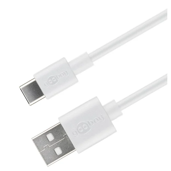 [ICOC_MUSB20-CMAM05W] Cavo USB A Maschio 2.0 / USB-C Maschio 0,5m Bianco