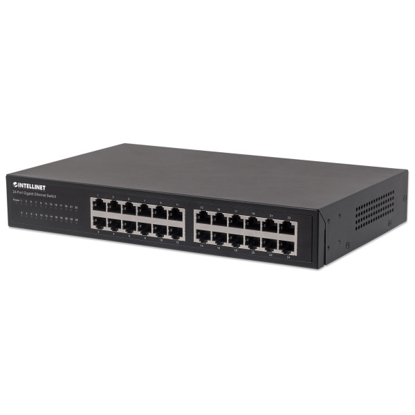 [I-SWHUB_GB-024U] Gigabit Ethernet Switch 24 porte desktop/rack