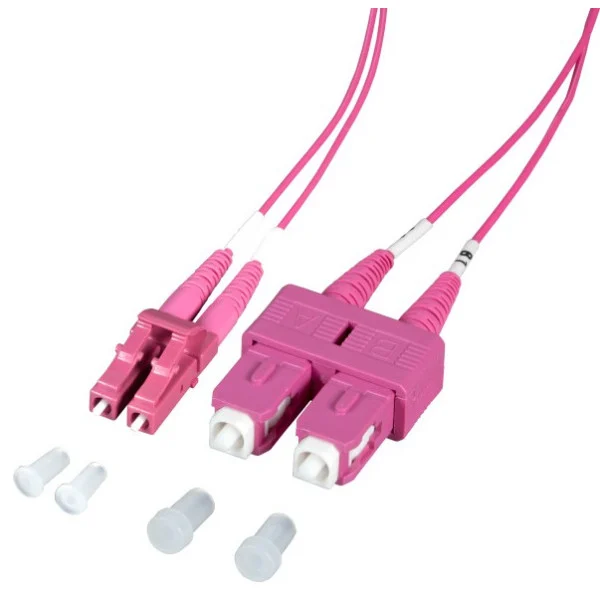 Cavo Fibra Ottica Multimodale OM4 SC/LC 50/125 0,5 m
