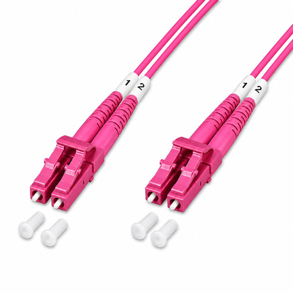 Cavo Fibra Ottica Multimodale OM4 LC/LC 50/125 0,5 m