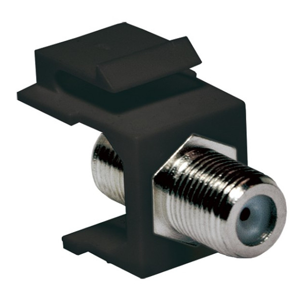 [IWP-ADAP-75OFB] Adattatore Keystone BNC 75 Ohm F/F Nero