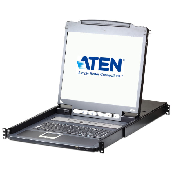 [IDATA_CL-5716IN] Switch KVM 19'' over IP LCD VGA PS2-USB 16 Porte con USB, CL5716IN