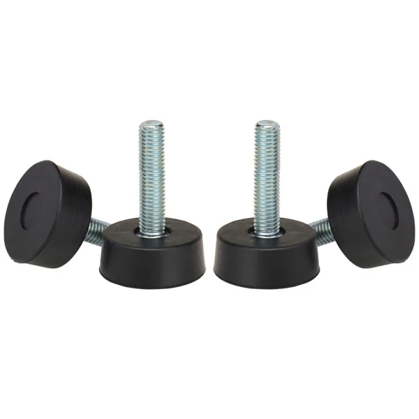 [I-CASE_FEET-VI] Kit 4 Piedi di Livellamento Antivibrazioni per Armadi Rack