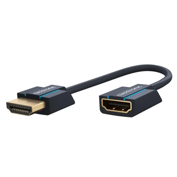 Cavo Adattatore Flessibile HDMI M/F 0,1m Alta Qualit&agrave;