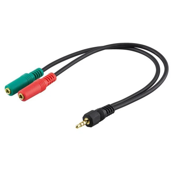 Cavo Sdoppiatore Stereo Jack 3.5 mm 10 cm Alta Qualit&agrave;