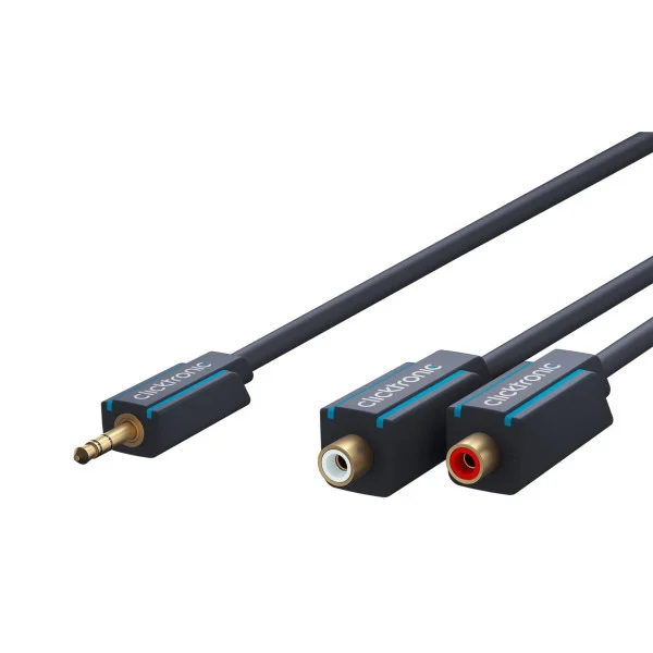 Cavo Audio Stereo 2 RCA F a Jack 3.5 mm M 0,10 m Alta Qualit&agrave;