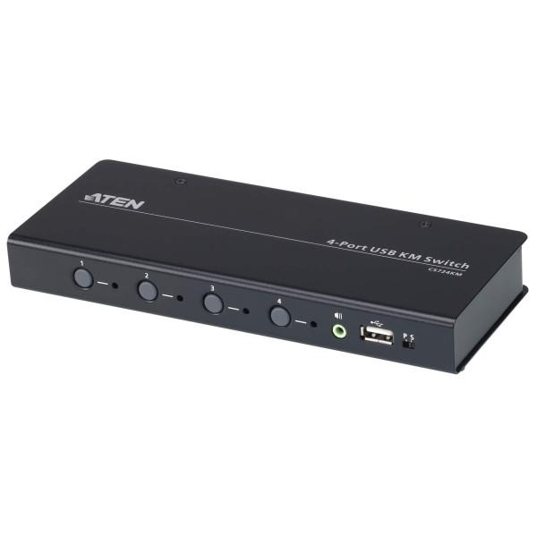 [IDATA_CS-724KM] Switch KM USB a 4 porte illimitato con Cavi, CS724KM