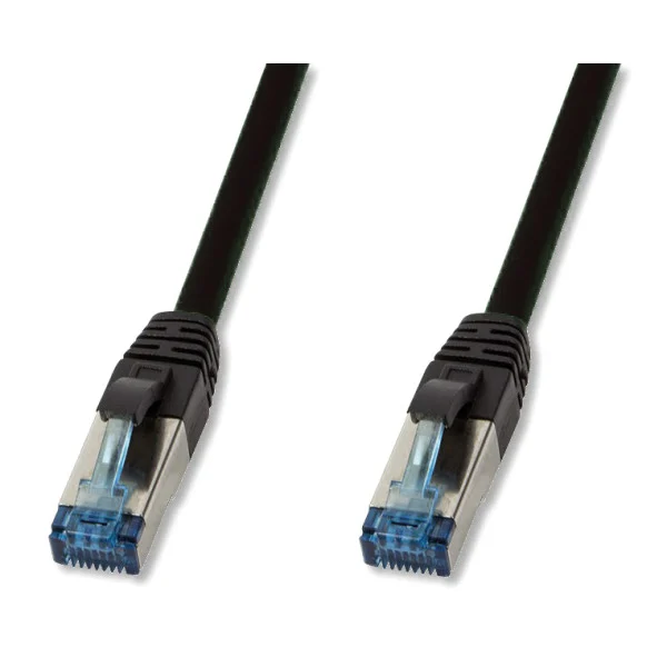 Cavo Patch Cat.6A S/FTP PUR IP20 UV 5m Nero