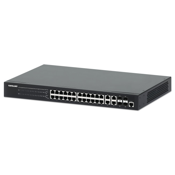 [I-SWHUB_24GP44] Switch 24p. Gigabit Ethernet PoE+ con 4p. Gigabit Combo Base-T/SFP