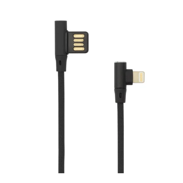 [ICSB-USB8P90] Cavo USB2.0 Angolato 90&deg; USB 8pin 1.5m Nero