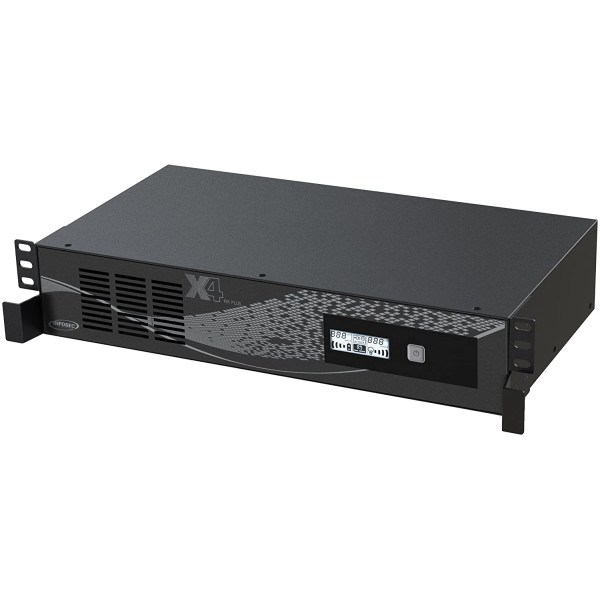 [ICUX4RMP1000] Gruppo di Continuità UPS X4 1000VA Line Interactive a Rack Nero
