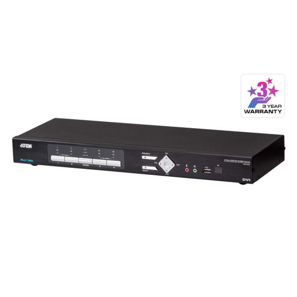 [IDATA_CM-1164A] Switch KVMP Multi-Visualizzazione USB DVI a 4 porte, CM1164A