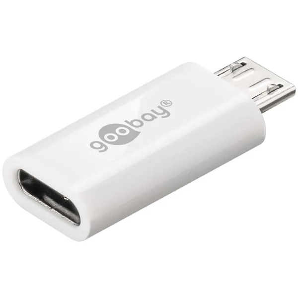 [IADAP_MBM_USBCF] Adattatore Micro USB Maschio a USB-C™ Femmina Bianco