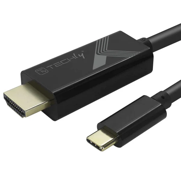 [IADAP_USBC-HDMI2TY] Cavo Adattatore USB-C™ Maschio a HDMI 2.0 4K Maschio 2m Nero