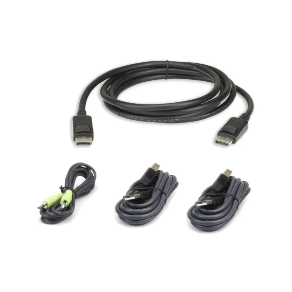Kit cavo KVM di sicurezza USB DisplayPort da 3 metri, 2L-7D03UDPX4