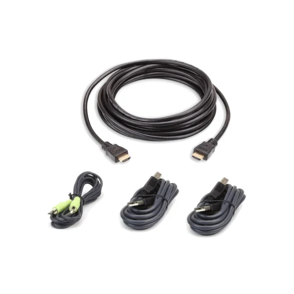 Kit Cavo KVM Sicurezza USB HDMI 3 metri, 2L-7D03UHX4