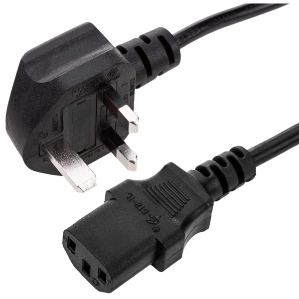 Cavo di Alimentazione Maschio UK a C13 (IEC 60320)