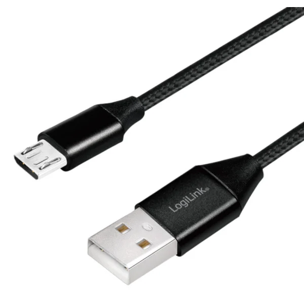 [ICOC_MU2A-003B] Cavo USB Micro-B Maschio/USB-A Maschio 0,3 m Nero