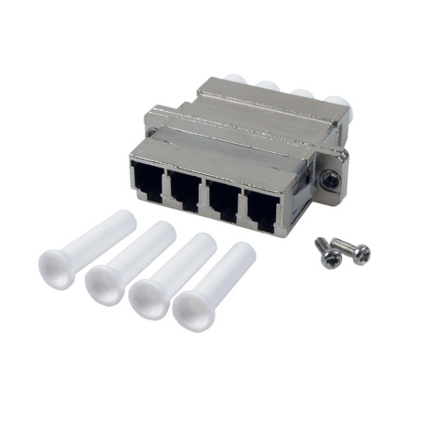 [ILWL-SB-4LCSMMET] Adattatore Quadruplo LC/LC Metallico Monomodale