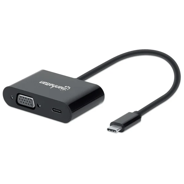 [IADAP_USB31-VGAMPD] Adattatore Convertitore USB-C™ Maschio VGA Femmina con Power Delivery
